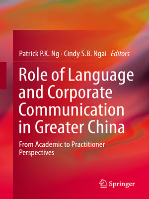 cover image of Role of Language and Corporate Communication in Greater China
